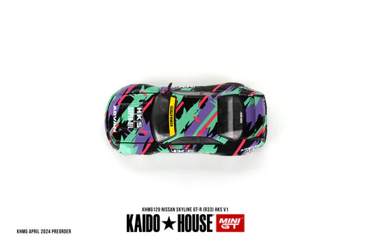 CHANCE OF CHASE - Kaido House Mini GT Nissan Skyline GTR R33 HKS ADVAN V1 Livery