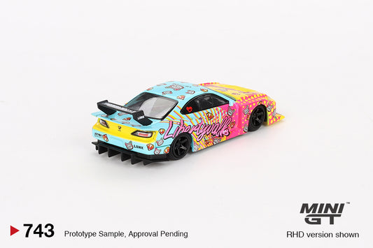 Mini GT Nissan Silvia S15 LB-Super Silhouette LBWK KUMA Liberty Walk 1:64 Car AU