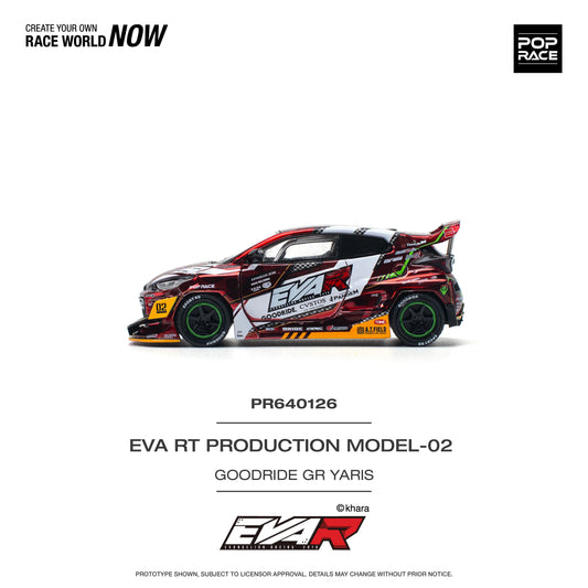 POP Race Toyota GR Yaris Eva RT Pandem Rocket Bunny Goodride Livery Model-02 Red