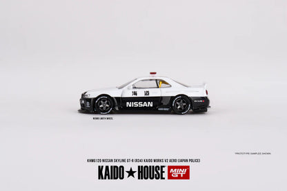 CHANCE OF CHASE Kaido House Mini GT Nissan Skyline GTR R34 V2 Aero Japan Police