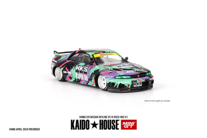 CHANCE OF CHASE - Kaido House Mini GT Nissan Skyline GTR R33 HKS ADVAN V1 Livery