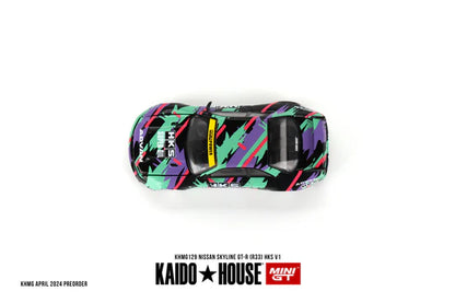 CHANCE OF CHASE - Kaido House Mini GT Nissan Skyline GTR R33 HKS ADVAN V1 Livery