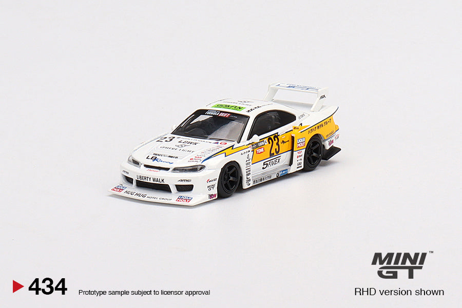 Mini GT Nissan Silvia S15 LB-Super Silhouette #23 2022 Goodwood Festival #618