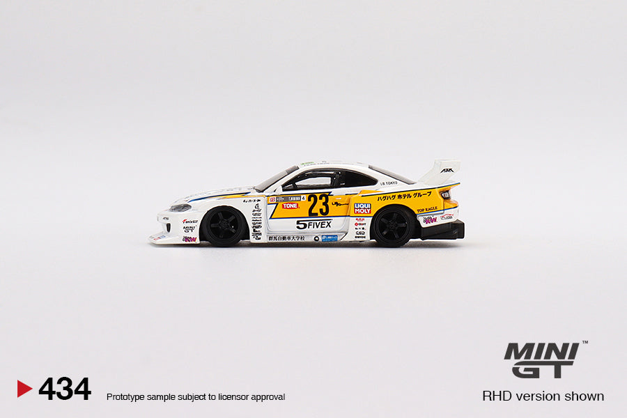 Mini GT Nissan Silvia S15 LB-Super Silhouette #23 2022 Goodwood Festival #618