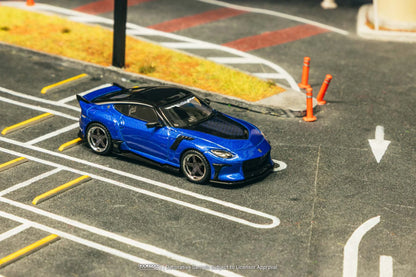 CHANCE AT CHASE Tarmac Works TW Nissan 400Z Fairlady Z Veilside Wide FFZ400 Blue