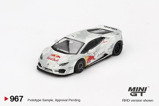 Mini GT Lamborghini Huracan LB Works Liberty Walk LBWK Mad Mike NIMBUL Redbull
