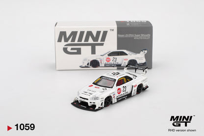 Mini GT Nissan Skyline LB-ER34 Super Silhouette Athlete/Collet Liberty Walk GTR