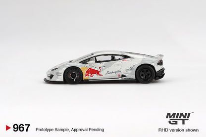 Mini GT Lamborghini Huracan LB Works Liberty Walk LBWK Mad Mike NIMBUL Redbull