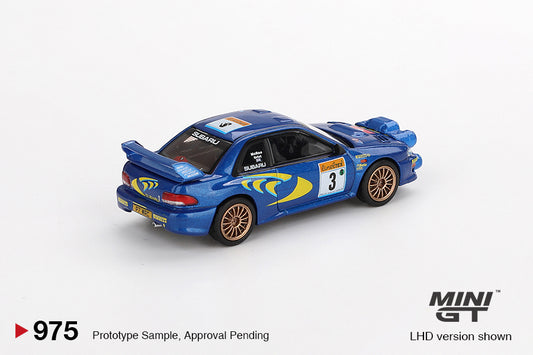 Mini GT Subaru Impreza WRC98 #3 1998 Rally Monte-Carlo 3rd WRX STI 1:64 Car AU