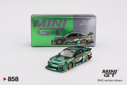 Mini GT Nissan Silvia S15 LB-Super Silhouette LBWK 2024 Fausto Racing 1:64 Car