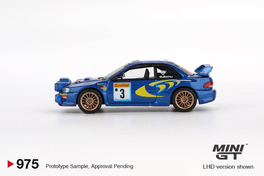 Mini GT Subaru Impreza WRC98 #3 1998 Rally Monte-Carlo 3rd WRX STI 1:64 Car AU