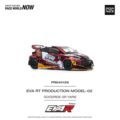 POP Race Toyota GR Yaris Eva RT Pandem Rocket Bunny Goodride Livery Model-02 Red