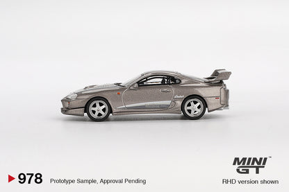Mini GT Toyota Supra MK4 VeilSide V-II Combat Grey #978 1/64 Diecast Car AU JDM