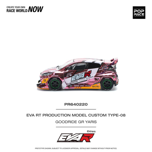 POP Race Toyota GR Yaris Eva RT Pandem Rocket Bunny Goodride Livery Type-08 Pink