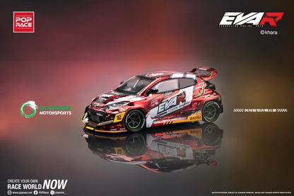 POP Race Toyota GR Yaris Eva RT Pandem Rocket Bunny Goodride Livery Model-02 Red