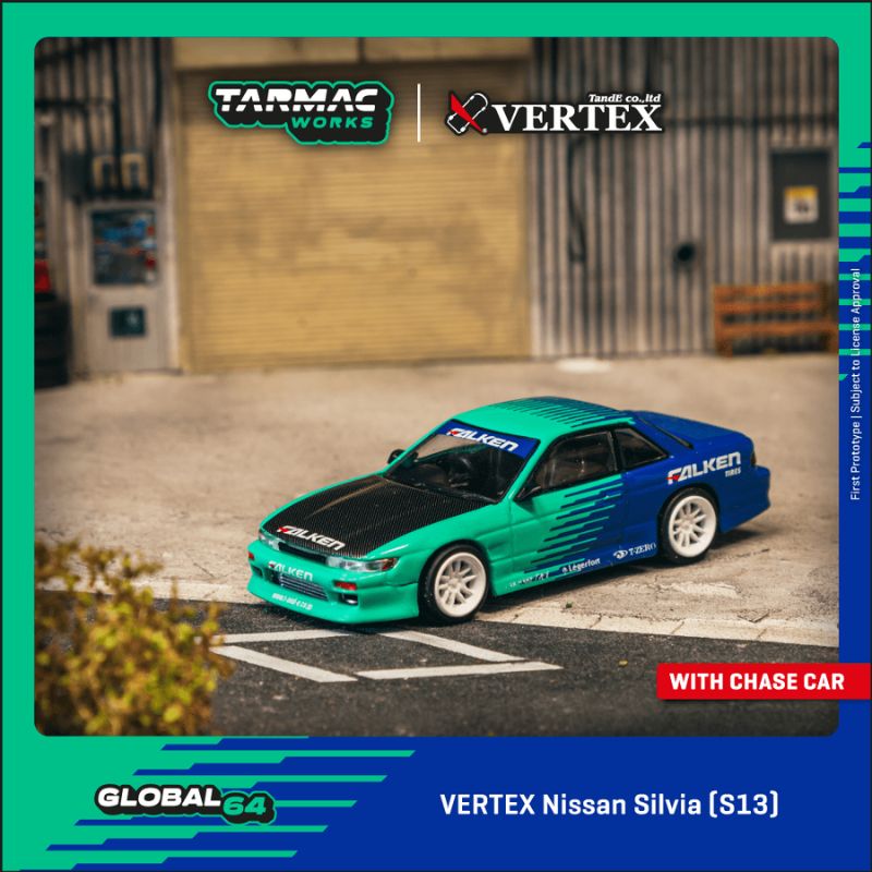 CHANCE AT CHASE - Tarmac Works TW Nissan Silvia S13 Vertex Widebody Drift Falken