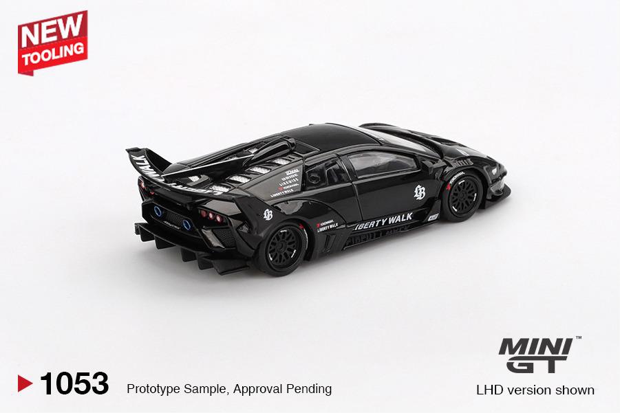 Mini GT Lamborghini Murcielago LB-Silhouette Works GT Evo Black LBWK 1:64 Car AU