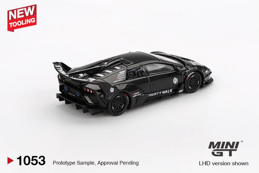 Mini GT Lamborghini Murcielago LB-Silhouette Works GT Evo Black LBWK 1:64 Car AU