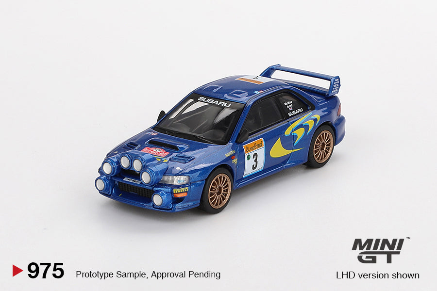 Mini GT Subaru Impreza WRC98 #3 1998 Rally Monte-Carlo 3rd WRX STI 1:64 Car AU