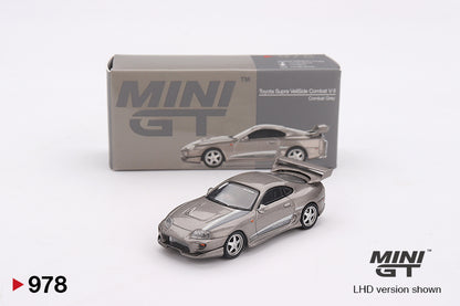 Mini GT Toyota Supra MK4 VeilSide V-II Combat Grey #978 1/64 Diecast Car AU JDM