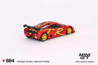Mini GT Mclaren F1 GTR 1996 24HR Lemans Presentation Racing Livery 1/64 Diecast