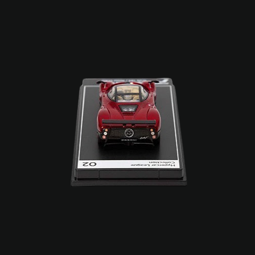 1:64 Pagani Zonda F Rosso Dubai (Red) #02 Hypercar League Collection Diecast