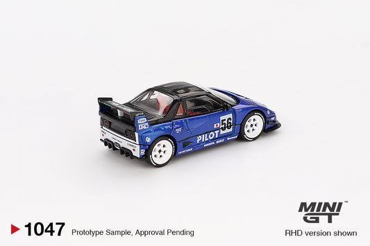 Mini GT Mazda AZ-1 LB40 Liberty Walk LBWK Pilot #1047 F40 Blue 1/64 Diecast Car