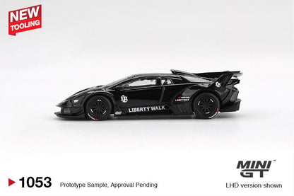 Mini GT Lamborghini Murcielago LB-Silhouette Works GT Evo Black LBWK 1:64 Car AU