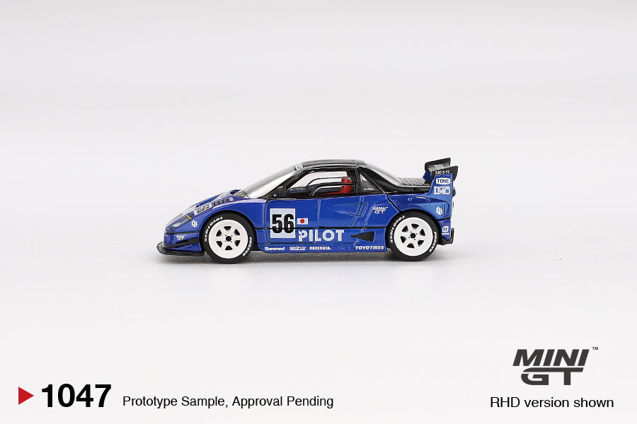 Mini GT Mazda AZ-1 LB40 Liberty Walk LBWK Pilot #1047 F40 Blue 1/64 Diecast Car