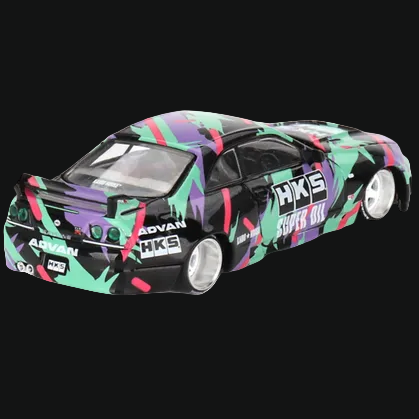 CHANCE OF CHASE - Kaido House Mini GT Nissan Skyline GTR R33 HKS ADVAN V1 Livery