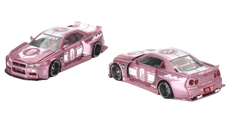 CHANCE OF CHASE Kaido House MiniGT Nissan Skyline GTR R34 Racing Factory V1 Pink