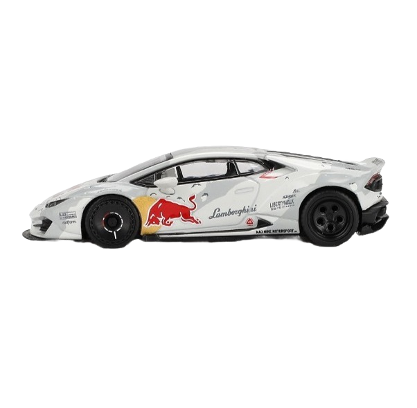 Mini GT Lamborghini Huracan LB Works Liberty Walk LBWK Mad Mike NIMBUL Redbull