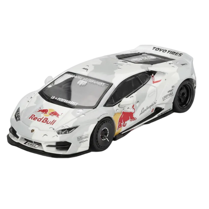 Mini GT Lamborghini Huracan LB Works Liberty Walk LBWK Mad Mike NIMBUL Redbull
