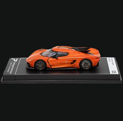 1:64 Koenigsegg Jesko Absolut Sweet Mandarin (Orange) #05 Hypercar League Collection Diecast