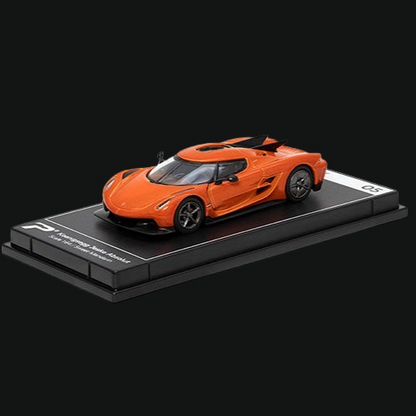 1:64 Koenigsegg Jesko Absolut Sweet Mandarin (Orange) #05 Hypercar League Collection Diecast